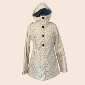 Burton Dry Ride The White Collection Hooded Snowboard Jacket Size 3